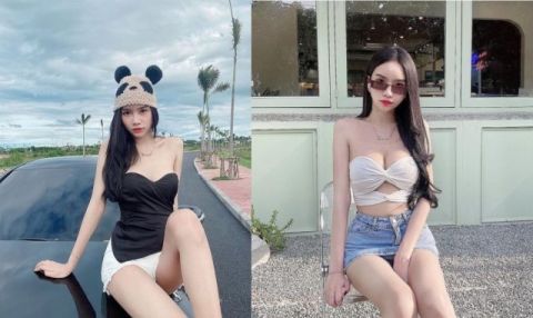 Chị hàng xóm xinh gái mê xe
